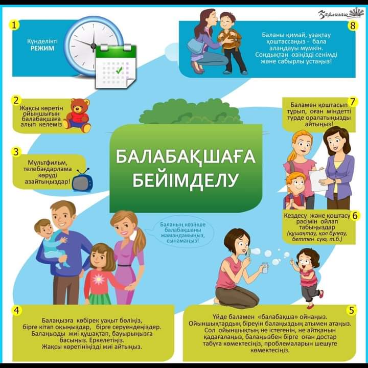 Баланың балабақшаға бейімделуі