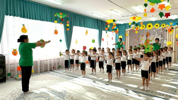 № 2 педагогикалық  кеңеске  арналған  ашық көрсетілімдер (№ 6 "Жұлдыз, № 12 Аққайың топтары)
